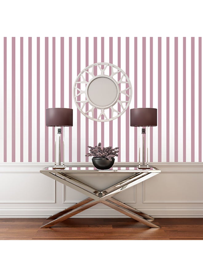 Fujikawa - Stylish Non Woven Home Wallpaper Purple/White 53 x 1000cm - Image 1