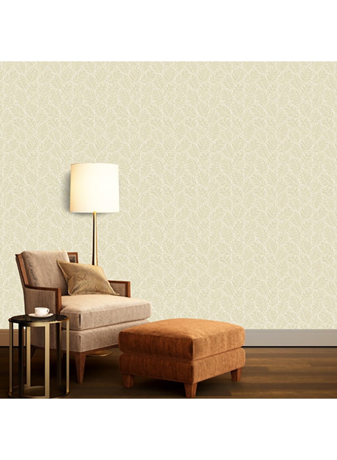 Decorative Non-Woven Wallpaper Beige 53 x 1000cm  - Image 2