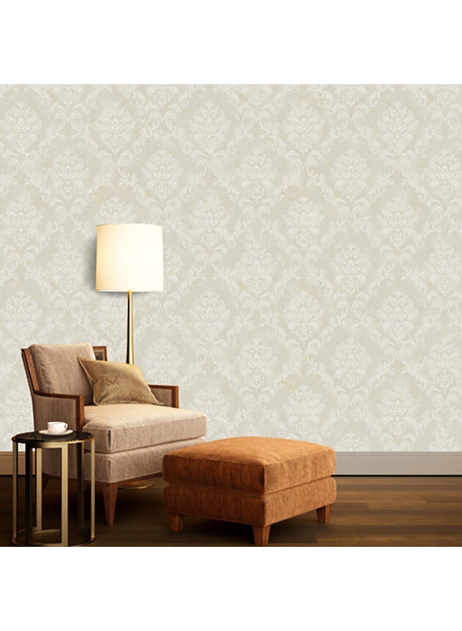 Decorative Non-Woven Wallpaper Beige 53 x 1000cm  - Image 2