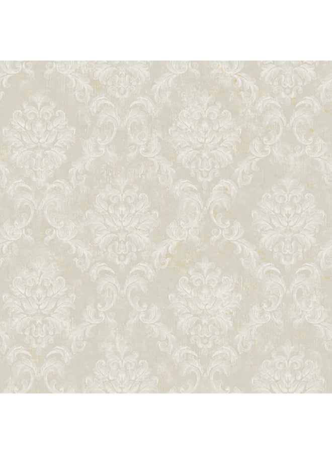 Decorative Non-Woven Wallpaper Beige 53 x 1000cm  - Image 1