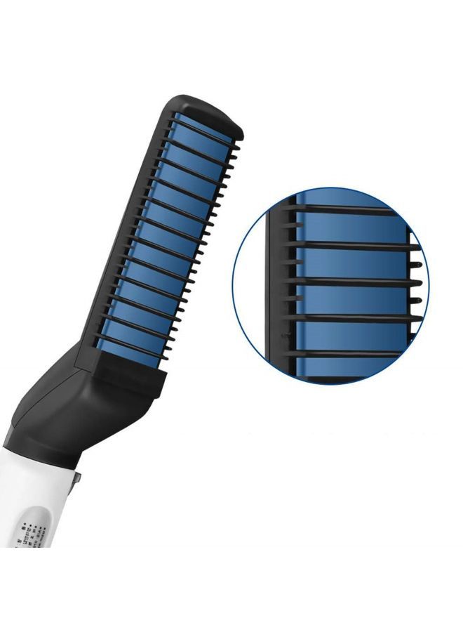 Stylish Hair Straightener Brush White/Black 23 x 3cm - Image 2