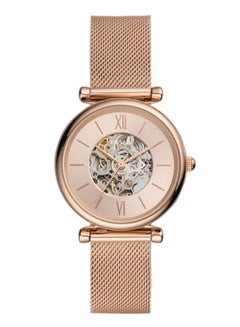 FOSSIL Women's Carlie Analog Watch ME3175 - 35 mm - Rose Gold  - Image 1