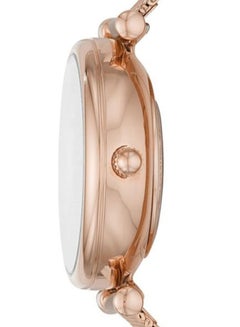 FOSSIL Women's Carlie Analog Watch ME3175 - 35 mm - Rose Gold  - Image 2