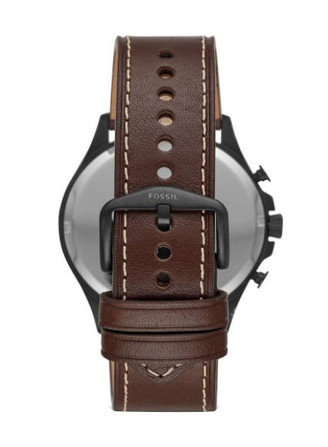 FOSSIL Men's Forrester Chronograph Watch FS5608 - 46 mm - Brown  - Image 3