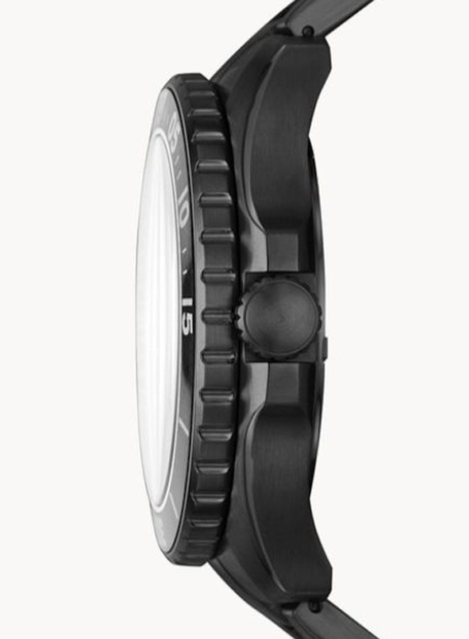 FOSSIL Men's Casual Analog Watch FS5688 - 48 mm - Black  - Image 2