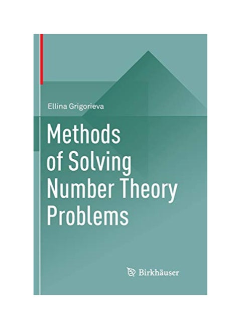 Methods Of Solving Number Theory Problems paperback english
