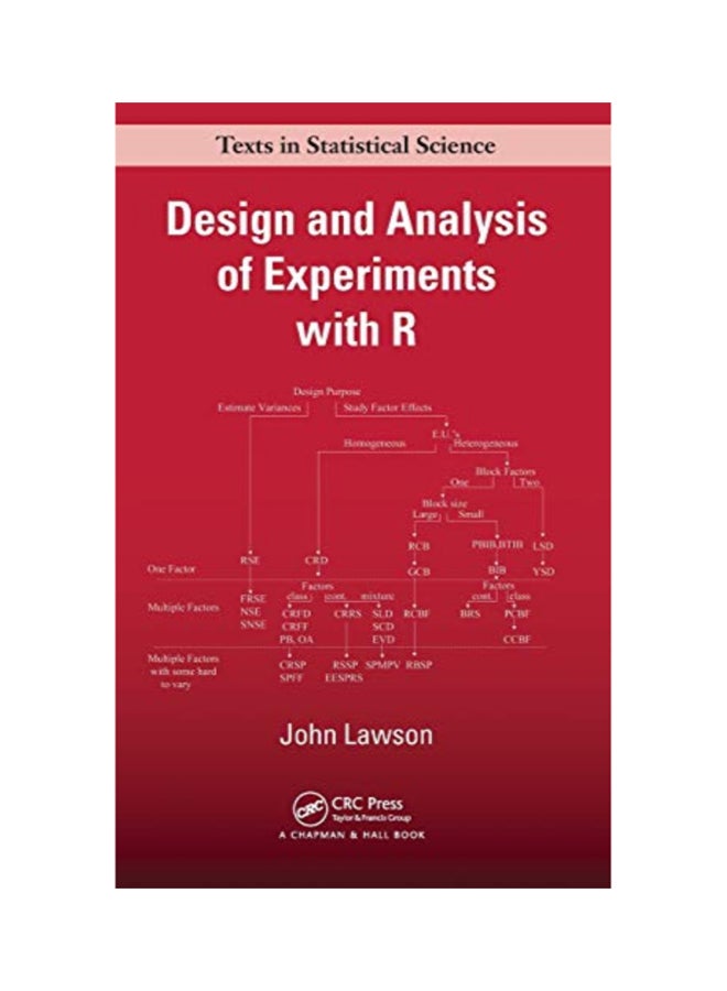 Design And Analysis Of Experiments With R hardback english 