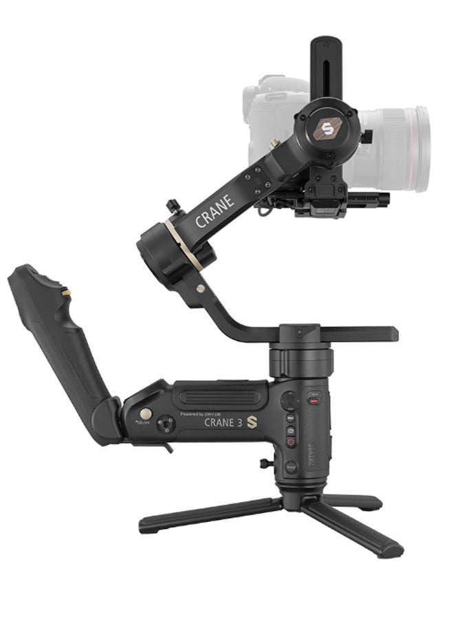 Zhiyun - Professional Crane 3S Handheld Gimbal Stabilizer Black - Image 1