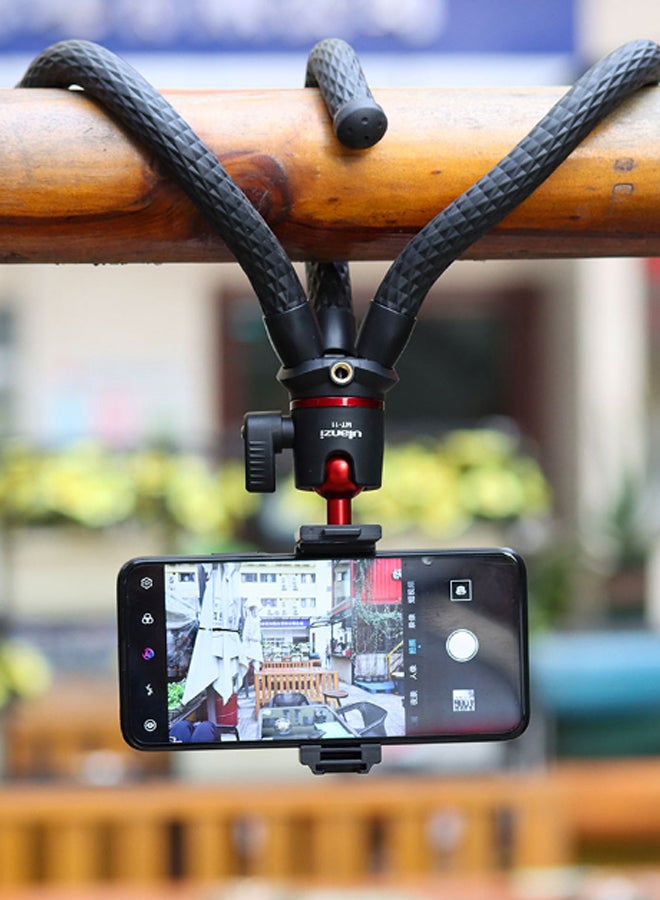Ulanzi Smartphone DSLR Camera Flexible Octopus Tripod Stand Black - Image 3