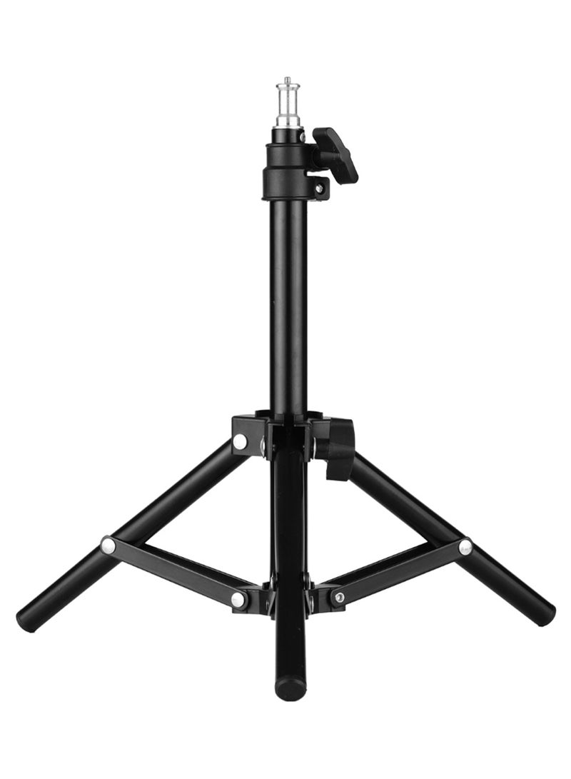 Studio Photography Light Adjustable Tripod Stand Black - Image 1