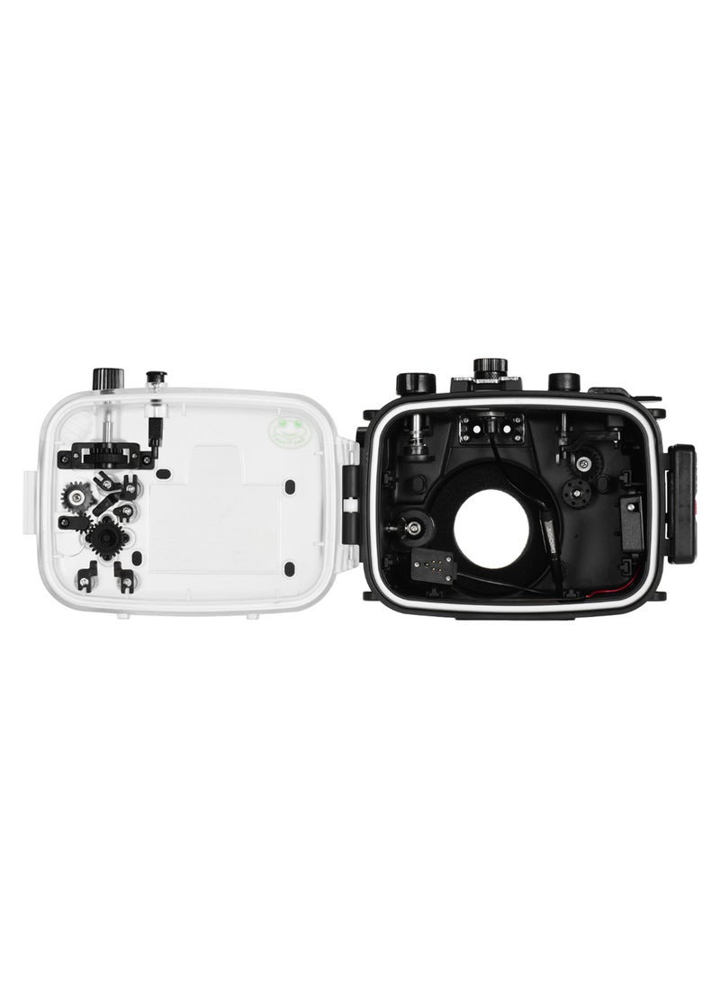 Underwater Diving Housing Camera Protective Case For Canon Powershot G1X Mark III Black