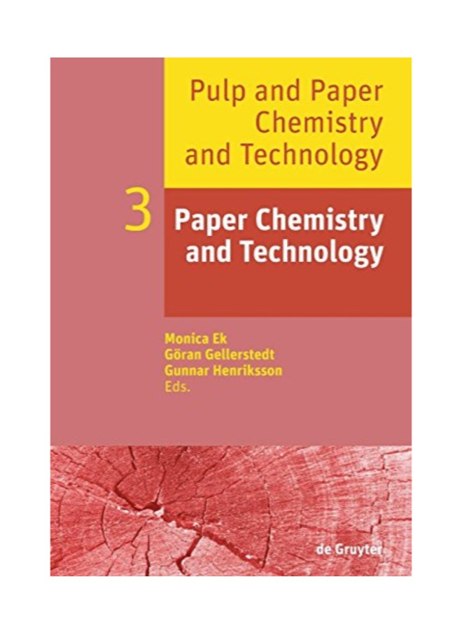 Pulp And Paper Chemistry And Technology paperback english 