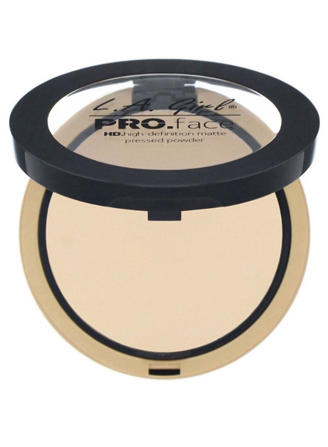 لا جيرل بودرة مضغوطة غير لامعة برو فيس كريمي طبيعي - Image 1