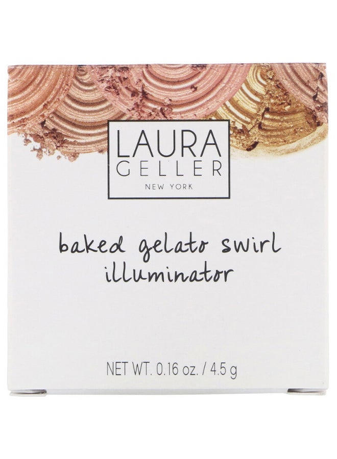 LAURA GELLER Baked Gelato Swirl Illuminator Blush Gilded Honey - Image 2