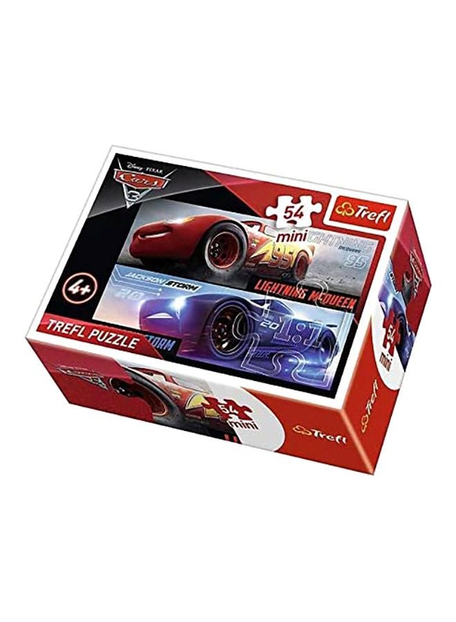 تريفل مجموعة أحجية تركيب الصور من فيلم "Cars 3" بتصميم سيارة لايتنينج ماكوين من 54 قطعة 