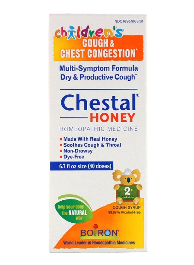 Boiron Cough And Chest Congestion Chestal Honey