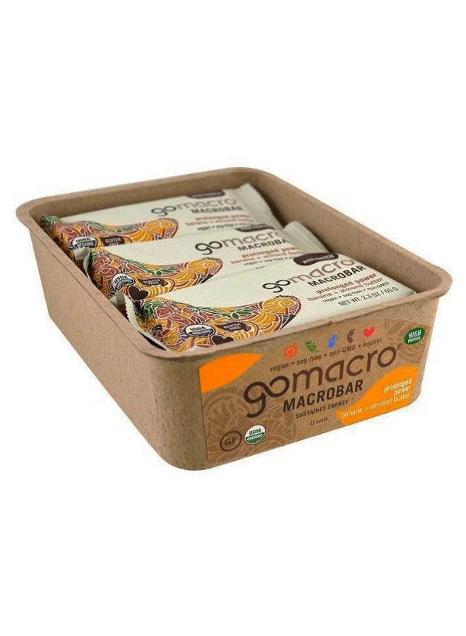 GoMacro Pack Of 12 Banana And Almond Butter Protein Bars - Image 3