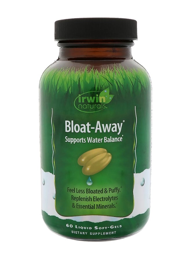 Irwin Naturals Bloat-Away Water Balance Support - 60 Softgels  - Image 1