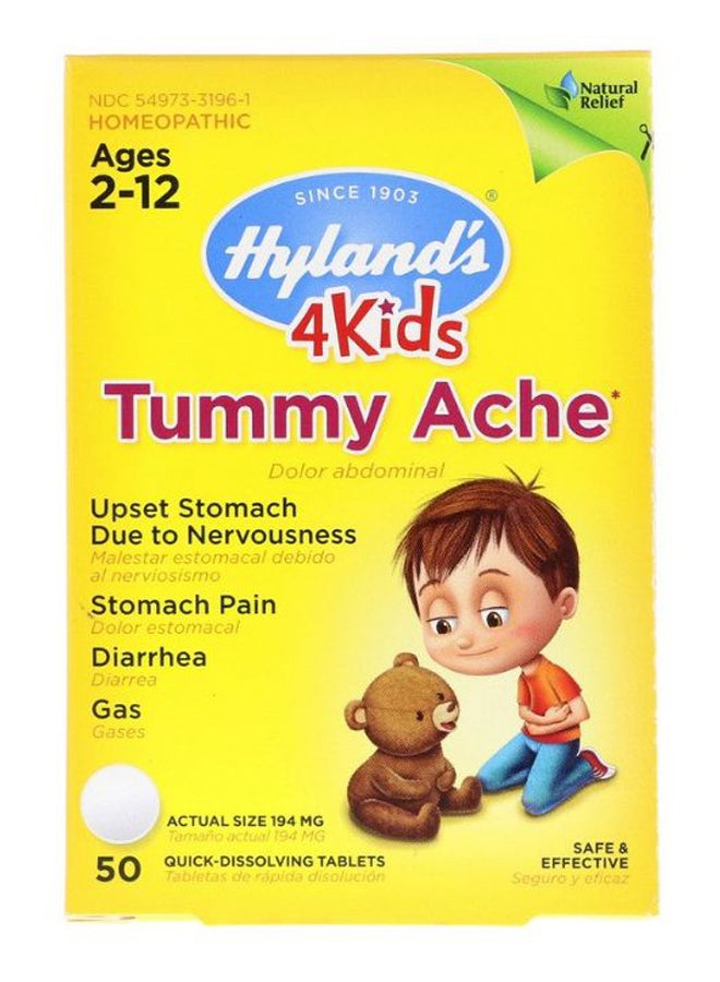 Tummy Ache Quick Dissolving - 50 Tablets