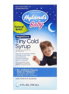 Hyland's Nighttime Tiny Cold Syrup  - Image 2