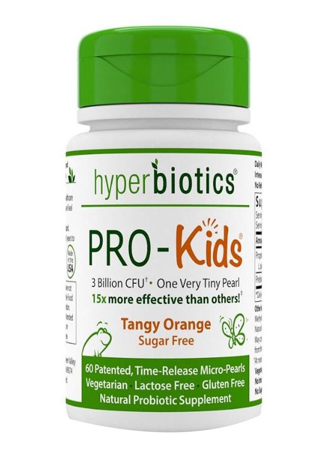 هايبربيوتكس مكمل برو كيدز تانجي بالبروبيوتيك بنكهة البرتقال - 60 قرص - Image 1