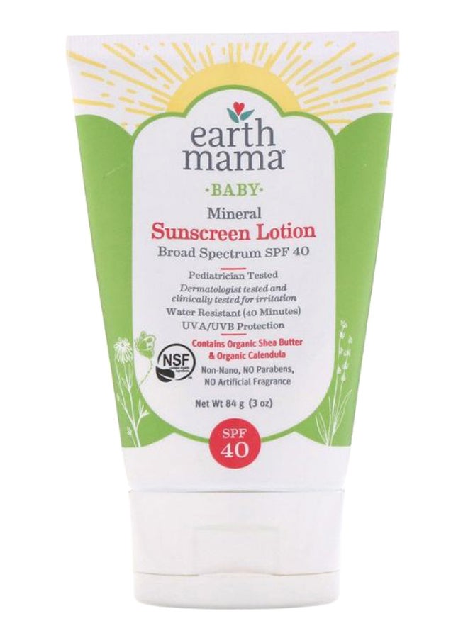 Earth Mama Baby Mineral Sunscreen Lotion 84grams 