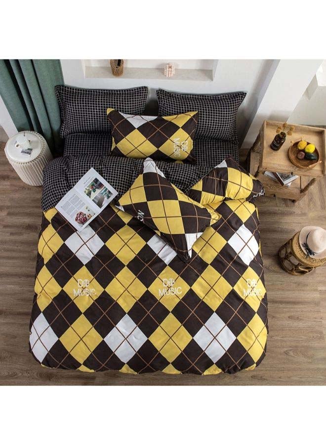 Beauenty 4-Piece European Style Luxury Jacquard Single Bedding Set Polyester Multicolour - Image 1