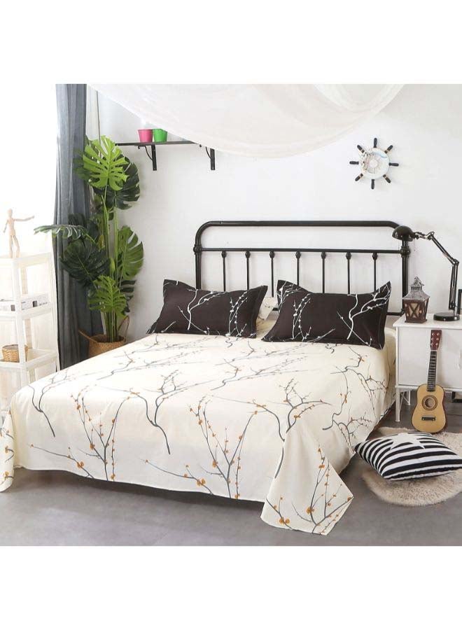 Beauenty 4-Piece European Style Luxury Jacquard Duvet Cover Set Polyester Black/White - Image 3