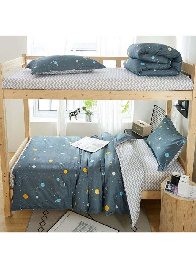 Beauenty 5-Piece European Style Luxury Jacquard Single Bedding Set Polyester Multicolour - Image 2