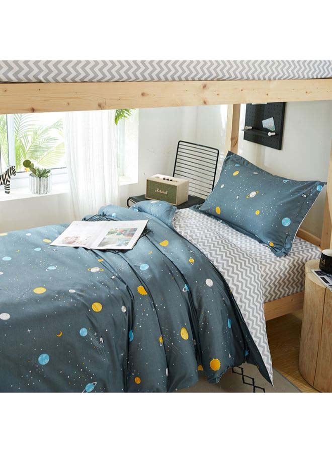 Beauenty 5-Piece European Style Luxury Jacquard Single Bedding Set Polyester Multicolour - Image 3