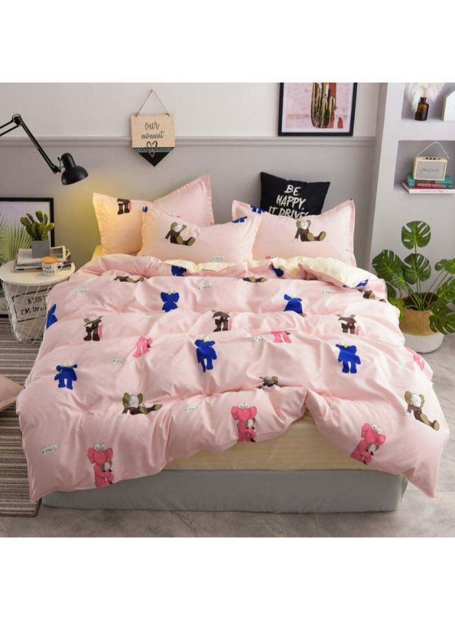 Beauenty 4-Piece Eternal Bedding Set Polyester Pink - Image 1