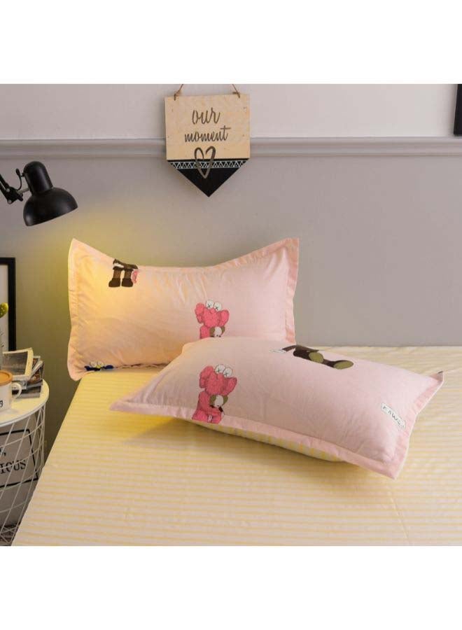 Beauenty 4-Piece Eternal Bedding Set Polyester Pink - Image 4