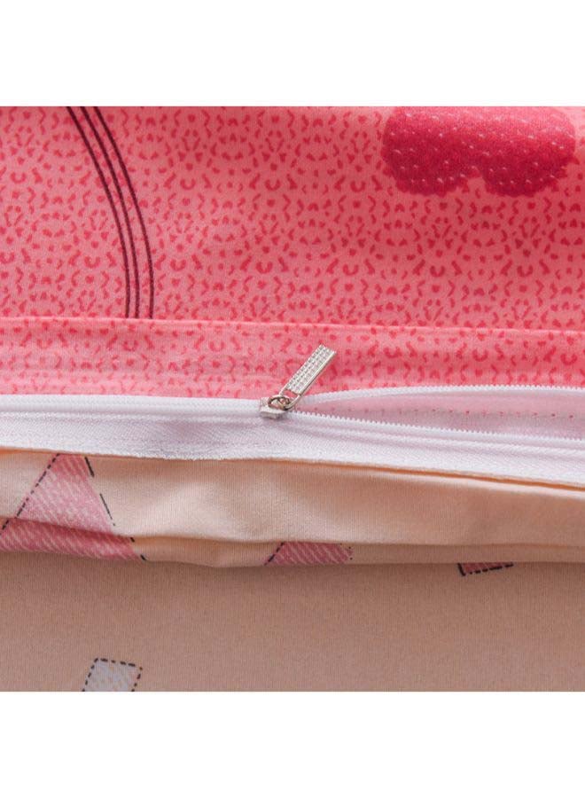 Beauenty 4-Piece Sesame Street Duvet Cover Set Polyester Pink - Image 4