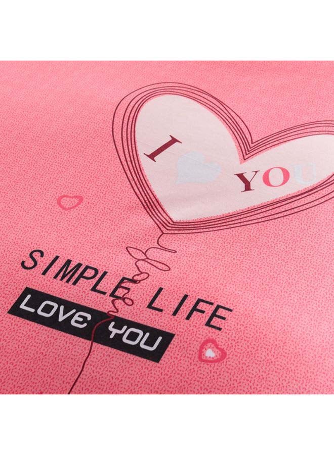 Beauenty 4-Piece Sesame Street Duvet Cover Set Polyester Pink - Image 5