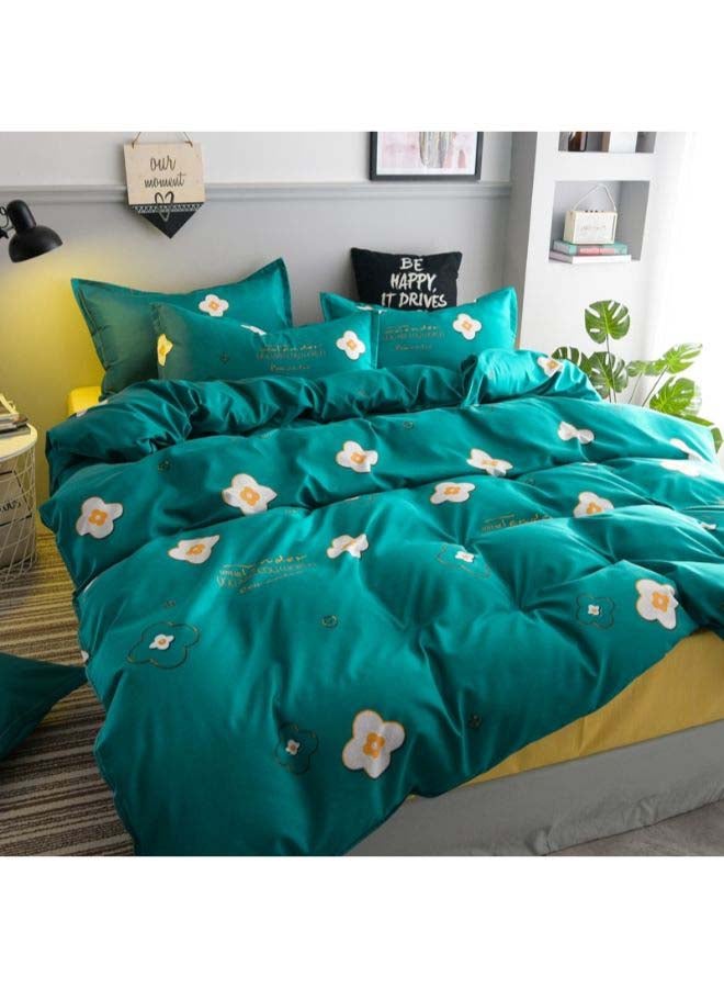 Beauenty 4-Pieces Of Fan Bao Bedding Set Polyester Green - Image 2
