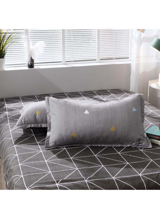 Beauenty 3-Piece Simple Fashion Design Bedding Set Polyester Grey - Image 5
