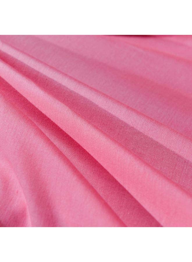 Beauenty Luxury Jacquard Duvet Cover Set Polyester Pink 1.8meter - Image 5