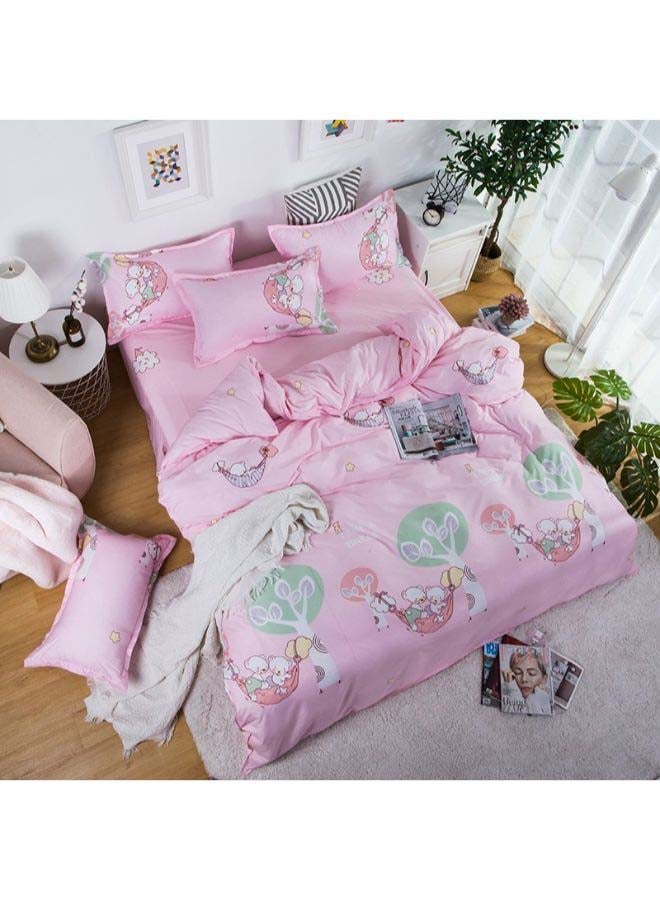 Beauenty 5-Piece European Style Luxury Jacquard Single Bedding Set Polyester Multicolour - Image 1