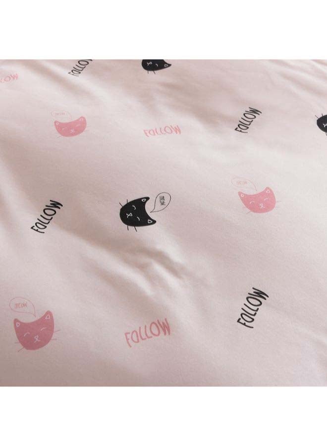 بيوينتي طقم مفرش سرير فاخر مقاس فردي من نسيج الجاكار وبنمط أوروبي، من 4 قطع بوليستر متعدد الألوان - Image 4