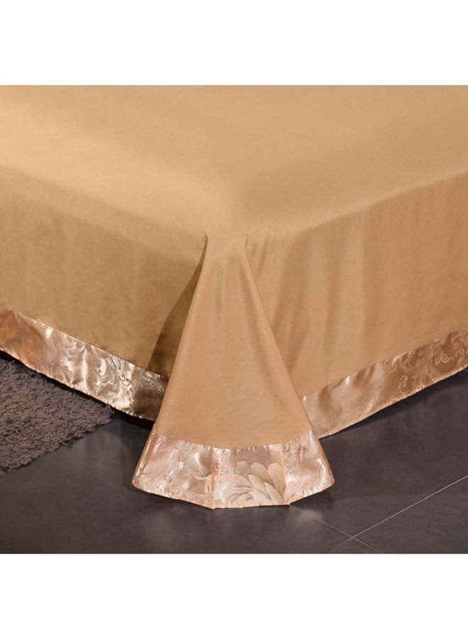 Beauenty Luxury Jacquard Duvet Cover Set Polyester Yellow 2meter - Image 2