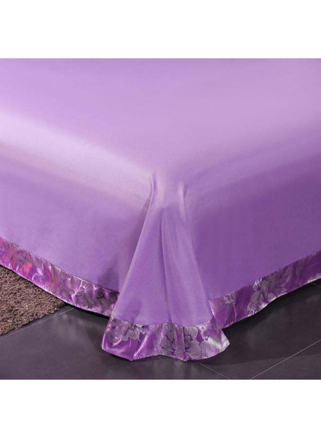 Beauenty Luxury Jacquard Duvet Cover Set Polyester Purple 1.8meter - Image 2