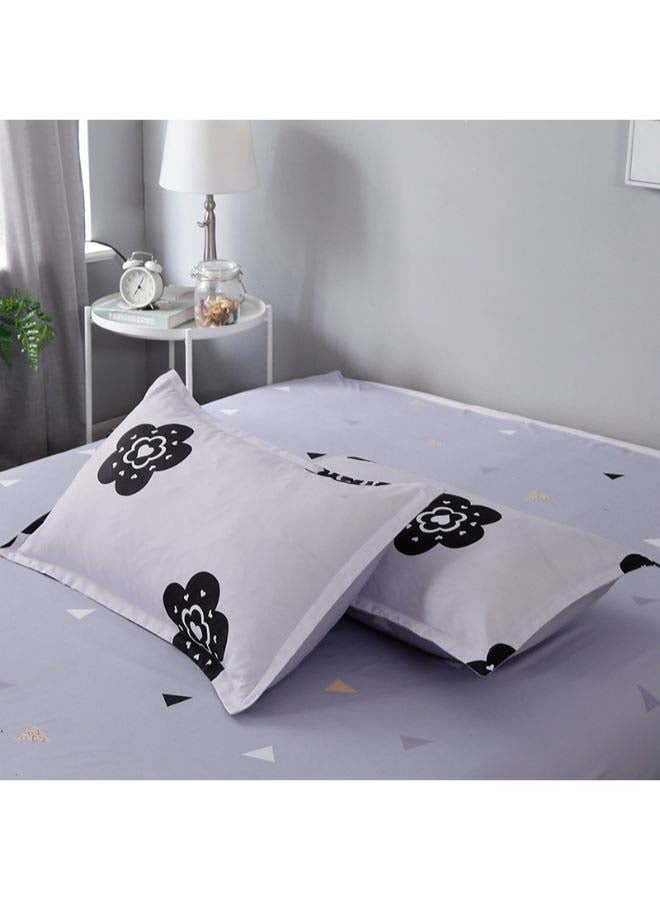 Beauenty 4-Piece European Style Luxury Jacquard Single Bedding Set Polyester Multicolour - Image 5