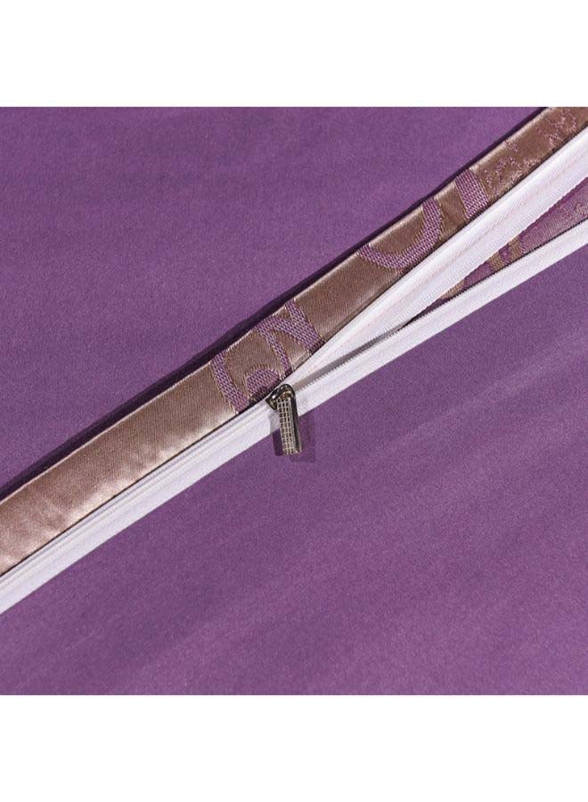 Beauenty Luxury Jacquard Duvet Cover Set Polyester Brown 2meter - Image 4