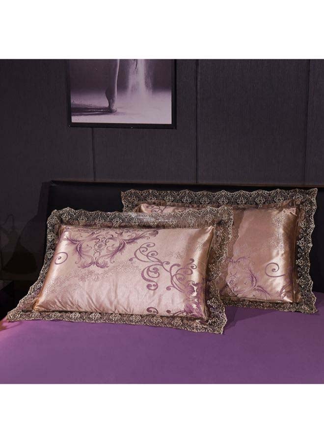 Beauenty Luxury Jacquard Duvet Cover Set Polyester Brown 2meter - Image 3