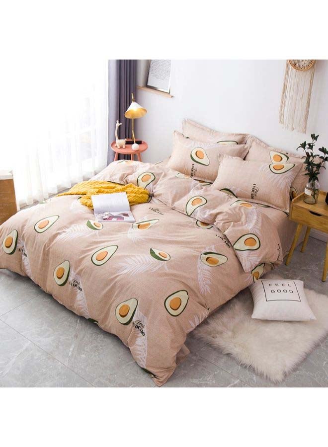 Beauenty 4-Piece European Style Luxury Jacquard Single Bedding Set Polyester Multicolour - Image 1