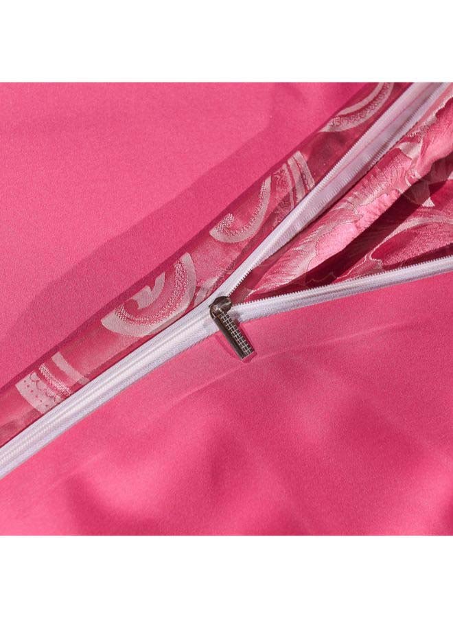 Beauenty Luxury Jacquard Duvet Cover Set Polyester Pink 2meter - Image 5