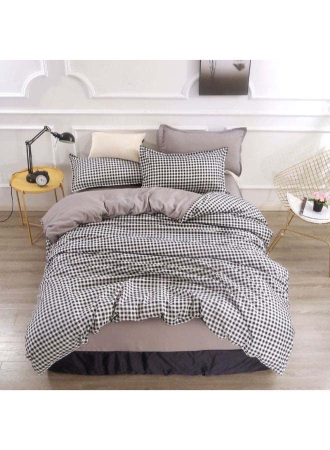 Beauenty 4-Piece European Style Luxury Jacquard Single Bedding Set Polyester Multicolour - Image 3