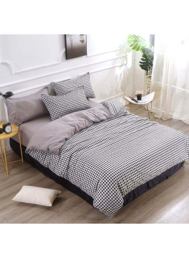 Beauenty 4-Piece European Style Luxury Jacquard Single Bedding Set Polyester Multicolour - Image 2