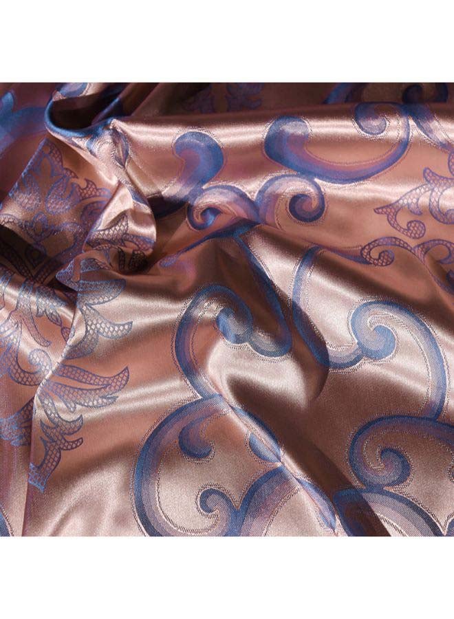 Beauenty 3-Piece Duvet Cover Set Polyester Rose Gold/Blue Duvet Cover (150x200) cm, Pillowcase (48x74) cm, Fitted Sheet (160x250) - Image 5