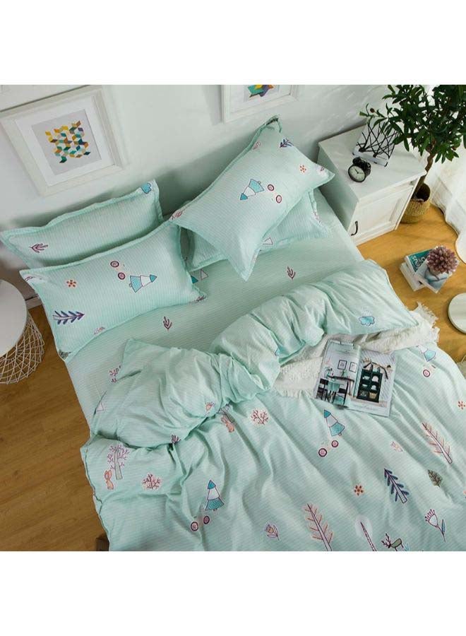 Beauenty 4-Piece European Style Luxury Jacquard Single Bedding Set Polyester Multicolour - Image 5